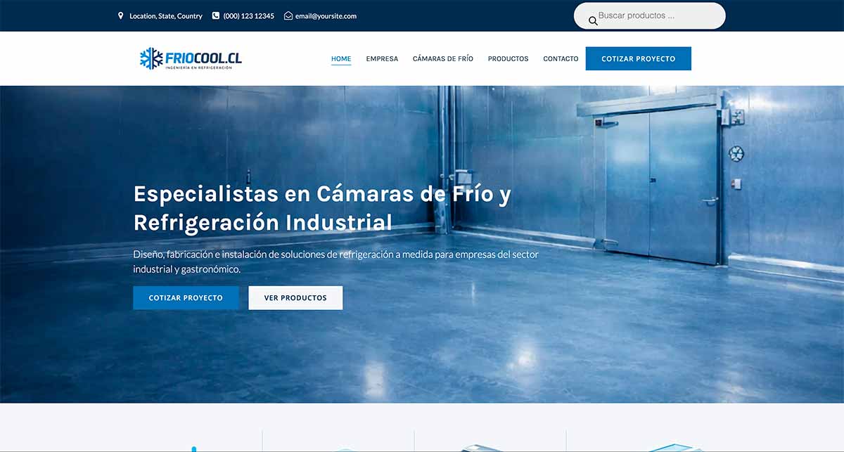 Fabricación y venta de Cámara frigorífica