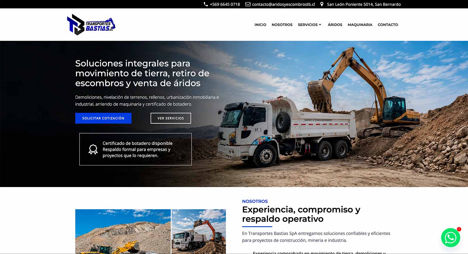 Retiro de escombros a domicilio
