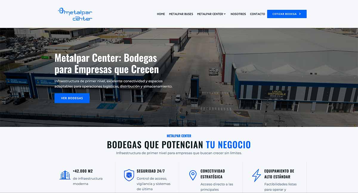 Bodegas logísticas en Santiago
